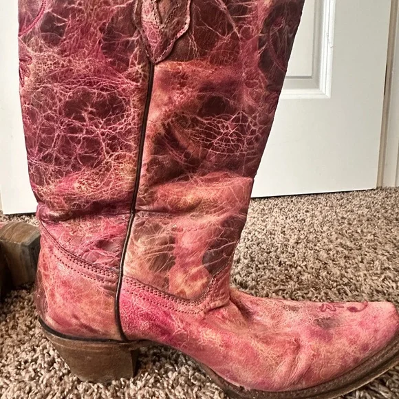 Corral 9.5 Red Boots - Picture 11 of 11